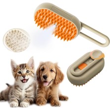 Kedi Buharlı Fırça, 3'ü 1 Arada Pet Sprey Tüy Alma Tarağı, Dökülme Için Kediler ve Köpekler Fırçası, Masaj Için Spritz Defur Tarağı, Masaj Için Spritz