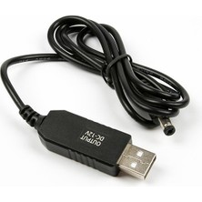 Usb-Barrel Jack Voltaj Yükseltici (Giriş 5V, Çıkış 12V)