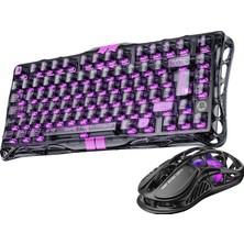 Mercury V75 Lite Hall Effect, Rapid Trigger 8.000 Hz Kablolu Manyetik Klavye + M2 26.000 Dpı Rgb Kablosuz Mouse Oyuncu Seti, Siyah
