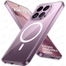 [mag-Mika] Xiaomi 17T Için Şeffaf Telefon Kılıfı [magsafe ile Uyumlu] Kamera ve Ekran Yükseltili 17T Koruyucu Güçlü Manyetikli Ince Hafif ve Sert Pc T