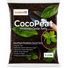 Cocopeat 5 Litre (Hindistan Cevizi Kabuğu Torfu) Sülük Salyangoz Sürüngen Amfibi Kemirgen Yatağı