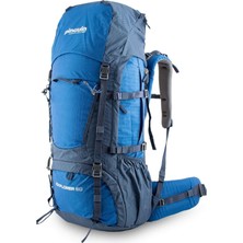Explorer Trekking Yürüyüş Sırt Çantası, 60 Litre, Dış Mekan, Yüksekliği Ayarlanabilir, Mavi