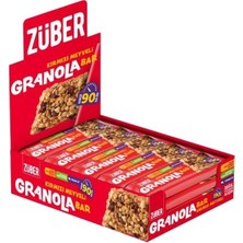 Züber Kırmızı Meyveli Granola Bar 25G x 15 Adet