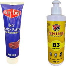 Sintaş 200GR Ince Pasta Shine Protect 250GR B3 Cila Set