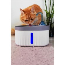 Aquata Otomatik Kedi Köpek Suluğu Su Çeşmesi ve Pınarı Işıklı Ultra Sessiz USB Bağlantı 2,3 Lt 40DB,515201685