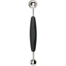 Oxo Good Grips Paslanmaz Çelik Kavun Kesicisi, Siyah/gümüş
