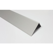 Alüminyum Köşe Profili Alüminyum Köşebent Merdiven Köşebenti L Profil Gri (4 cm x 2 cm x 100 Cm)
