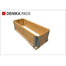 Denıka Pack Katlanır Ahşap Kasa &amp;amp;amp; Saksı – Modüler Depolama ve Taşıma Kutusu