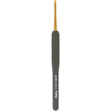 Happy Trend T15-400E Mind Yumuşak Saplı Yün Tığ, Kahverengi, 2.5 mm x 14 cm