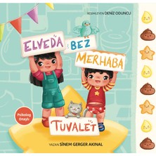Happy Trend Eğitimi Kitabı, Panolu, Stickerlı - Çocuklara Özel - 22X22 - Elveda Bez Merhaba Tuvalet