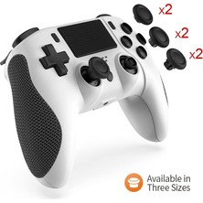 Happy Trend Kablosuz Oyun Kolu Bluetooth Joystick Ps4 Pc Uyumlu Çift Titreşimli Ergonomik Tasarımlı