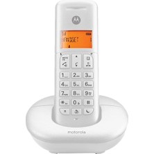 Happy Trend U10003 Motorola E-201 Dect Telefon Dect Telefon Beyaz