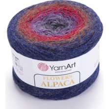 Happy Trend Flowers Alpaca Ebruli El Örgü Ipi - 439