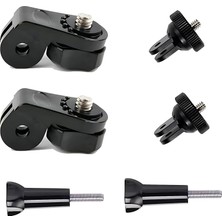 Alüminyum Tripod Montaj Adaptörü Kamera Tutucu, Djı Osmo Action 4 5 Pro/gopro Hero 13 12 11/INSTA360 X5/akaso/apexcam M80AIR Aksiyon Kameraları ile Uyumlu, Aksiyon Kamera Tutucu Adaptörü