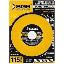 Happy Trend Ultrathin Elmas Kesici Disk, Cam Dekton Seramik Mermer Için, 115 Mm, SGS2245
