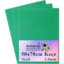 Happy Trend 2.0 mm 3 Adet Renkli Hobi Keçesi Elişi Keçesi Anasınıfı Kreş Okul Öncesi