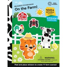 Happy Trend Einstein: On The Farm! Reusable Sticker Book