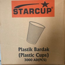 Happy Trend Şeffaf Pet Bardak 180CC 3000 Adet 1 Koli