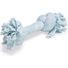 Beeztees Yavru Köpek Oyuncağı, Çift Düğümlü Diş Ipi, Peluş, Mavi, 20X6X4,5CM