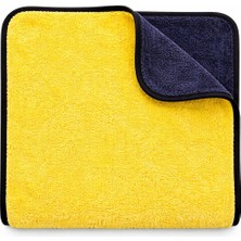 Happy Trend Mikrofiber Oto Kurulama Bezi 50X70 cm – 380 Gsm Süper Emici Araç Kurulama Havlusu, Iz Bırakmaz & Çizmez, Tek Silmede Kurutma, Profesyonel Oto Temizlik Bezi - Çift Taraflı