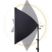 Softbox Tek Duy Sürekli Işık Seti Strobist Teklii Set 50X70 Softbox Ampüllü