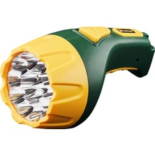 Tr Gogreen GG-113-15RC LED Şarj Edilebilir El Feneri, 1 Ea, Sarı/yeşil