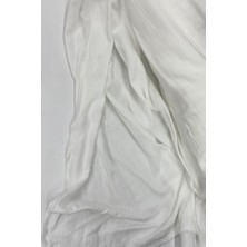 Northcity Çok Amaçlı Müslin Pamuklu Bebek Örtü ve Battaniye Kumaşı Müslin Bez Kırık Beyaz 11