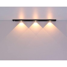 Hareket Sensörlü Ledli Gece Lambası, Parlaklık Ayarı Yapılabilir, 3000K-6000K, 3 Mod, Kablosuz, Merdiven Aydınlatması, USB Şarj Edilebilir Işık, LED M