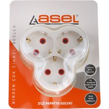 Asel 3 Lü Papatya Golyat Vakumlu 300 0312 1 Adet
