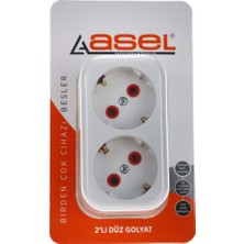 Asel 2 Li Düz Golyat Vakumlu 300 0310 1 Adet