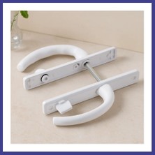 Bezos Pvc Kilitli Banyo/wc Kapı Kolu Beyaz Mrl