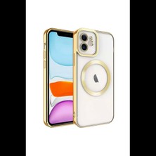 Apple iPhone 12 Kılıf Kross Magneticsafe Kapak - Gold
