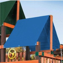 Sevenmore Oyun Parkı Yedek Gölgelik, 109,2 cm x 228,6 cm Dış Mekan Salıncak Seti Gölge Çocuk Oyun Parkı Çatı Gölgelik Su Geçirmez Örtü Kar Geçirmez Ça