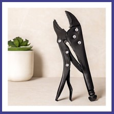 Bezos 10 Inç (250 Mm) Kilitli Ayarlı Komple Metal Pense Mrl