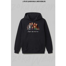 Zoka Wear Friends Dizi Tisort Zokaw Ön Baskılı Kapüşonlu Sweatshirt