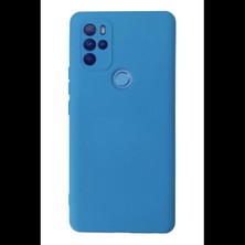 General Mobile Gm 21 Pro Kılıf Nano Içi Kadife Silikon - Mavi
