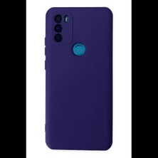 General Mobile Gm 21 Plus Kılıf Nano Içi Kadife Silikon - Mor