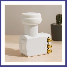 Bezos Uydu Lnb Quad (4 Çıkış) 0.1db 4K Ultra Hd Universal Mrl