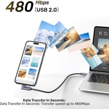 Unitek Unıtek 90D Usb-C Sarj Kablosu 1m 100W (C14123BK-1M)