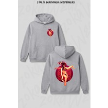 Zoka Wear From Dusk Till Dawn Ön Arka Baskılı Kapüşonlu Sweatshirt
