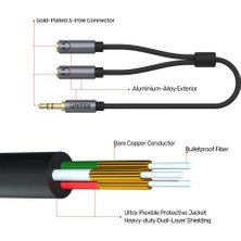 Unitek Unıtek 3.5mm Aux Çoklayıcı Y Kablo (Y-C956ABK)