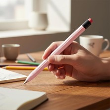 Myg Plus Caseonn M-Pencil 1/2/3.nesil Kılıf Klasik Retro Tasarım Mat Silikon Pembe, 87006328