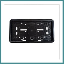 Bezos Çerçeveli Motosiklet Plakalık Plaka Altlığı Siyah 26X17CM 1 Adet Mac