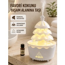 Ps 250 ml Şans Ağacı Hava Nemlendirici Çok Renkli Işıklı Aroma Cihazı