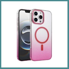 Bezos iPhone 16 Pro Max Uyumlu Glossy Magsafe Kapak - Pembe Mac
