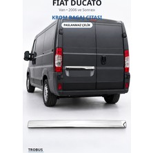 Trobus Fiat Ducato 2006 ve Sonrası Uyumlu Krom Bagaj Çıtası Paslanmaz Çelik