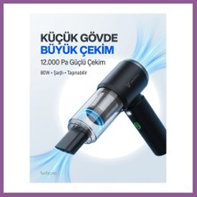 Bezos Vacuum Plus SNV-3002 15IN1 Profesyonel 12.000PA Emiş Güçlü Üflemeli Şarjlı Mini Araç Süpürgesi Rengaren