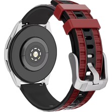 Zenviaa Huawei Watch Gt 5 Explorer Duo Kordon - Kırmızı ZENVIAA365423