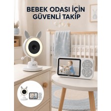 Psk Karşılıklı Sesli Bebek Kamerası 4x Zoom Sıcaklık Sensörlü Yeni Nesil