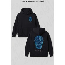 Zoka Wear Eric Prydz Baskili U Ön Arka Baskılı Kapüşonlu Sweatshirt